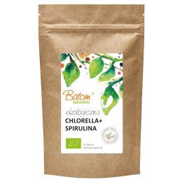 CHLORELLA + SPIRULINA BIO 500 TABLETEK - BATOM
