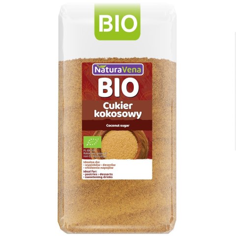 CUKIER KOKOSOWY BIO 200 g - NATURAVENA