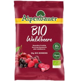 CUKIERKI Z NADZIENIEM O SMAKU OWOCÓW LEŚNYCH BIO 90 g - ALPENBAUER