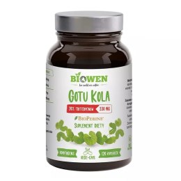 GOTU KOLA EKSTRAKT (330 mg) BEZGLUTENOWY 120 KAPSUŁEK - BIOWEN
