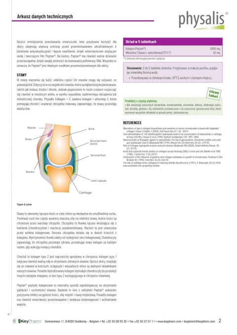 KOLAGEN RYBI + WITAMINA C 60 TABLETEK - PHYSALIS