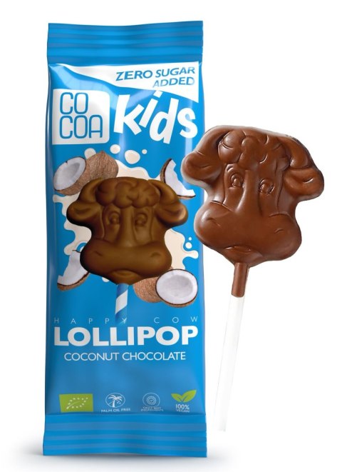 LIZAK Z CZEKOLADY KOKOSOWEJ BEZ DODATKU CUKRÓW BIO 15 g - COCOA