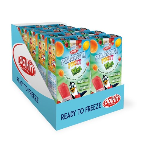 LODY WODNE DO ZAMROŻENIA BIO (10 x 40 ml) 400 ml - POLARETTI FRUIT (DOLFIN)