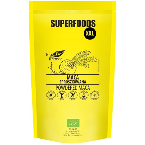 MACA SPROSZKOWANA BIO 750 g - BIO PLANET SUPERFOODS