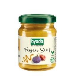 MUSZTARDA FIGOWA BEZGLUTENOWA BIO 125 ml - BYODO