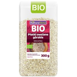 PŁATKI OWSIANE GÓRSKIE BIO 300 g - NATURAVENA