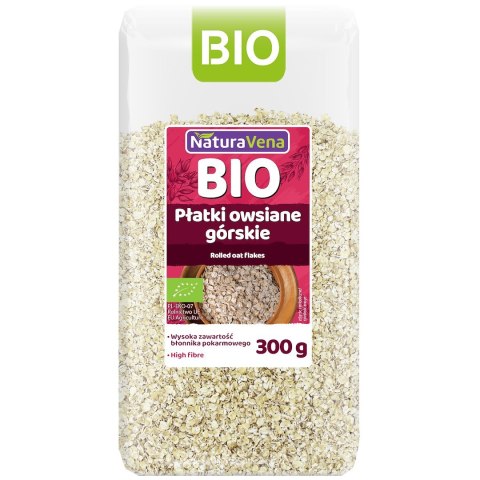 PŁATKI OWSIANE GÓRSKIE BIO 300 g - NATURAVENA