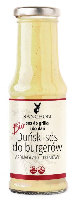 SOS DUŃSKI DO BURGERÓW BEZGLUTENOWY BIO 210 ml - SANCHON