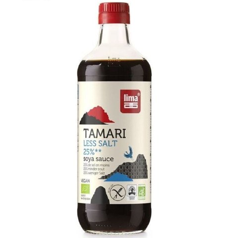 SOS SOJOWY TAMARI 50 % MNIEJ SOLI BEZGLUTENOWY BIO 500 ml - LIMA