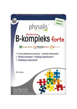 WITAMINA B COMPLEX FORTE 30 TABLETEK - PHYSALIS