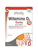 WITAMINA D3 25 µg (1000 j.m) FORTE 100 KAPSUŁEK - PHYSALIS