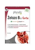 ŻELAZO + WITAMINA B12 FORTE 45 TABLETEK - PHYSALIS
