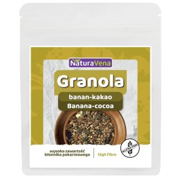 GRANOLA BANAN-KAKAO BEZGLUTENOWA 200 g - NATURAVENA