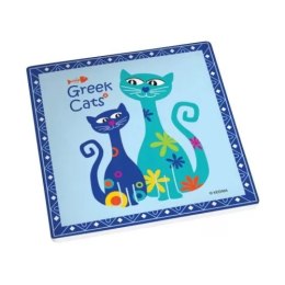 Kedima Podkładka pod kubek kwadratowa Koty 10cm