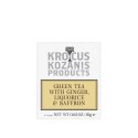 Krocus Kozanis herbata zielona z imbirem, lukrecjąi i szafranem (10 torebek) 18g