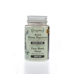 Maska do twarzy z glinki zielonej do cery mieszanej i tłustej 90g