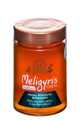 Meligyris miód z Krety dzikie zioła z rozmarynem 270g