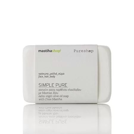 Mydło oliwkowe z Mastiha "Simple Pure" 100g