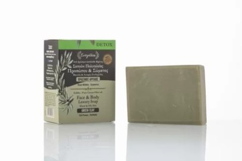 Mydło z zieloną glinką 120-140g