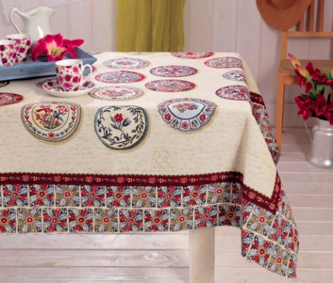 Obrus kwiaty 140x220cm