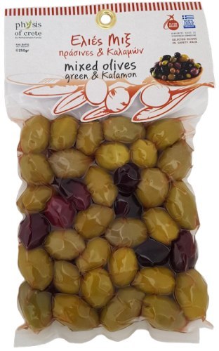 Oliwki zielone i ciemne, mix 250g