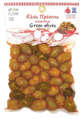 Oliwki zielone z chilli 250g