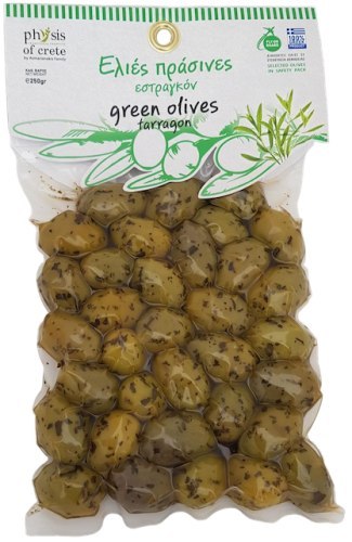 Oliwki zielone z estragonem 250g