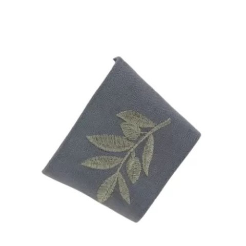 Opaska z rzepem na sztućce/serwetę szara