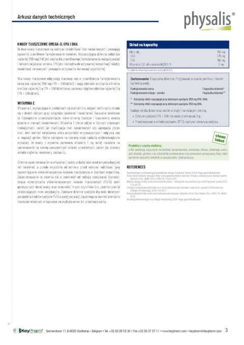 TABLETKI NA KONTROLĘ CHOLESTEROLU 30 szt. - PHYSALIS