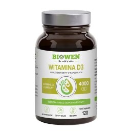 WITAMINA D3 100 µg (4000 j.m) 120 KAPSŁEK - BIOWEN
