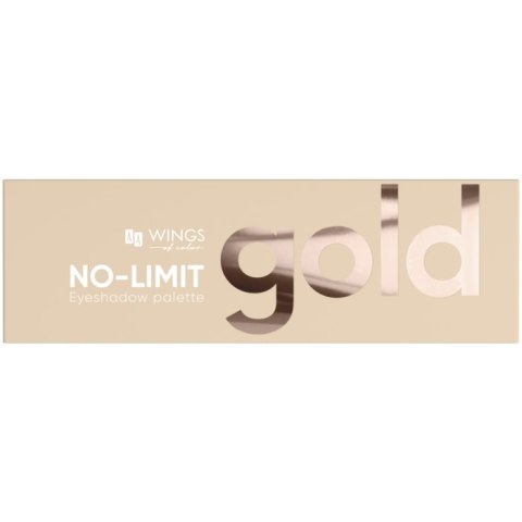 1 AA Wings No Limits GOLD mini paleta 4 cieni do oczu 4 g PROMO