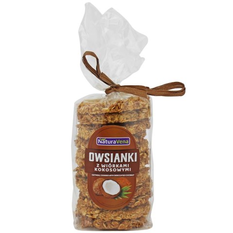 CIASTKA OWSIANKI Z WIÓRKAMI KOKOSOWYMI 175 g - NATURAVENA