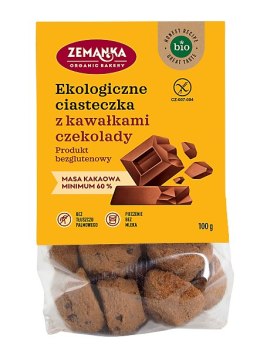 CIASTKA Z CZEKOLADĄ BEZGLUTENOWE BIO 100 g - ZEMANKA