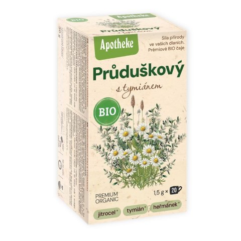 HERBATKA NA OSKRZELA Z TYMIANKIEM BIO (20 x 1,5 g) 30 g - APOTHEKE