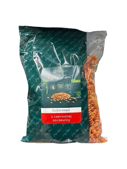 MAKARON PROTEINOWY (Z SOCZEWICY CZERWONEJ) ŚWIDERKI 1 kg - BARTOLINI