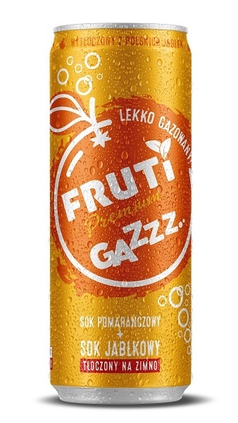 Napój Fruti Gazzz sok pomarańczowy+sok jabłkowy 250ml