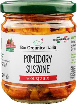 POMIDORY SUSZONE W OLEJU BIO 190 g (120 g) (SŁOIK) - BIO ORGANICA ITALIA