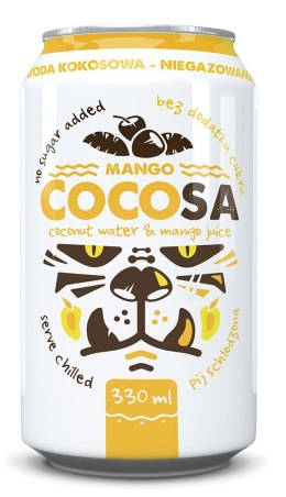 WODA KOKOSOWA Z SOKIEM Z MANGO 330 ml - DIET-FOOD (COCOSA)