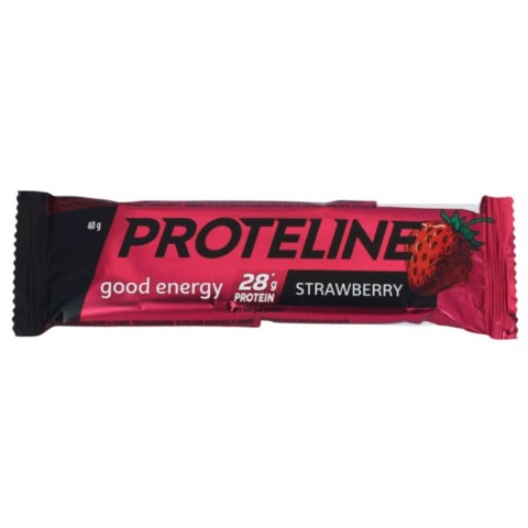 Baton "Proteline" o smaku truskawowym, 40g