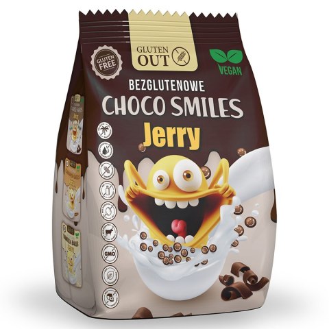1 Buźki śniadaniowe "Choco Smiles JERRY" - Kakao Gluten Out, 375g
