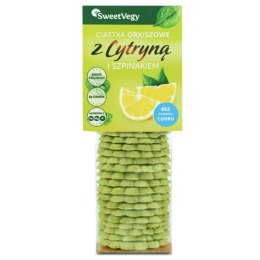 Ciastka orkiszowe z cytryną i szpinakiem SweetVegy, 100g