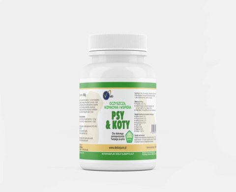 Zeolit Detox Pure dla psów i kotów 400 g